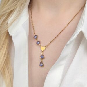 Zachwyt - serduszka z niezapominajkami