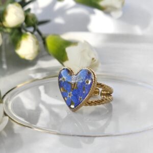 Serce z niezapominajkami