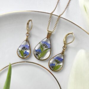 Obietnica Wieczności - komplet z niezapominajkami