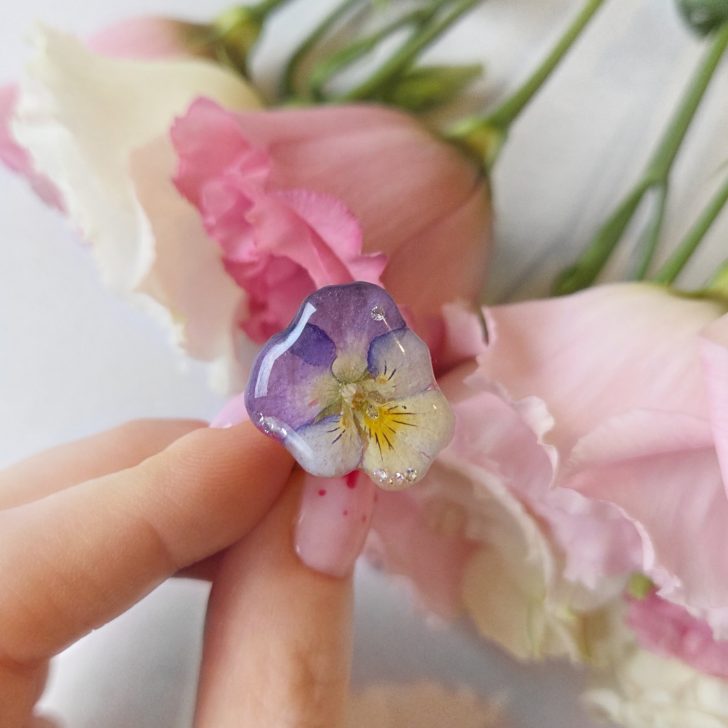 Pierścionek z bratkiem - obrazek 3