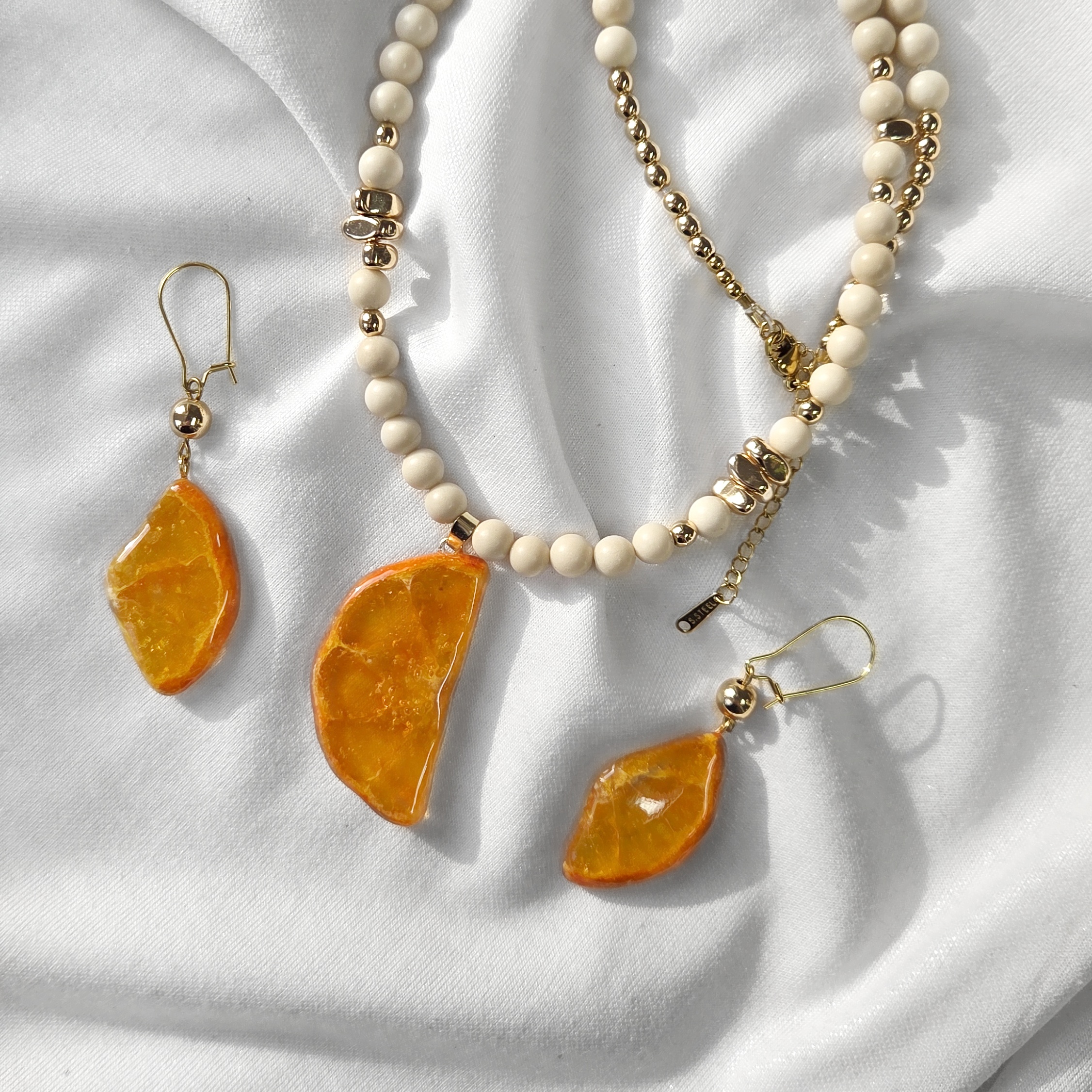 Pomarańczka - naszyjnik - obrazek 5