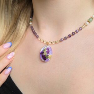 Fioletowy Vibe - muszla Abalone